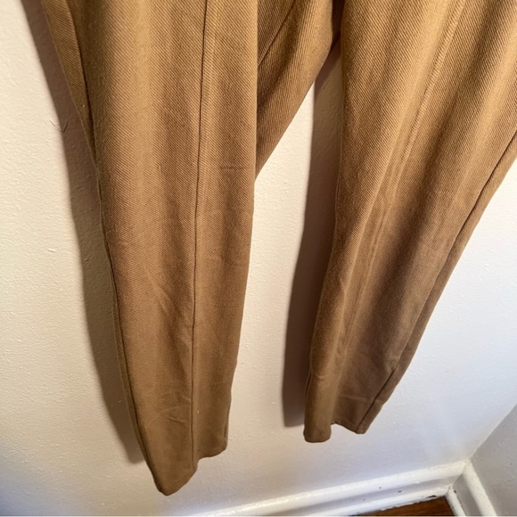 Knit Pull On Pants Skinny Moto Tan - Picture 5 of 11